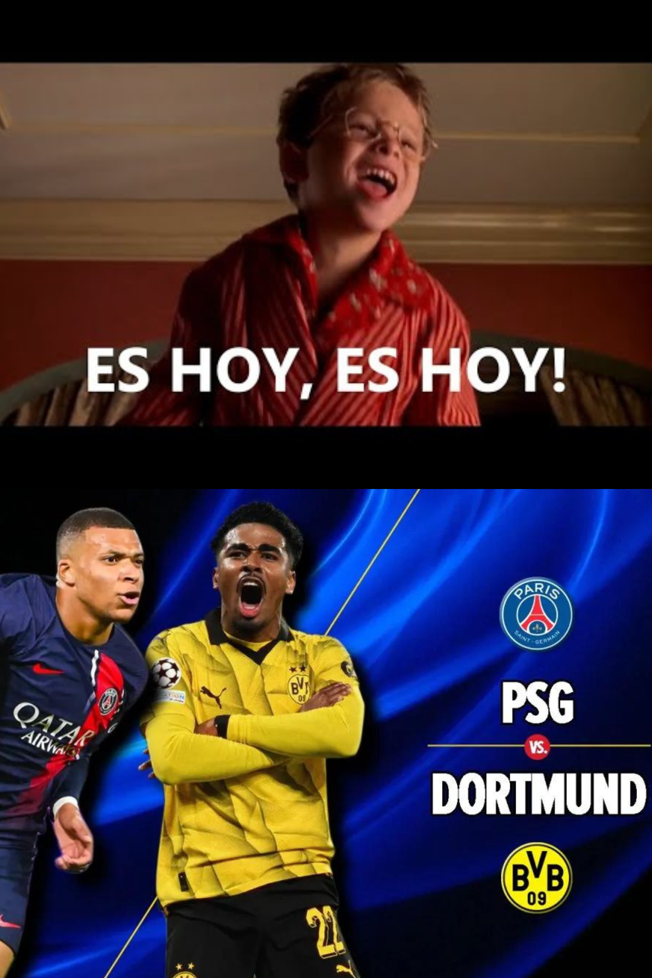 Partido de Vuelta en la champions league: PSG vs DORTMUND